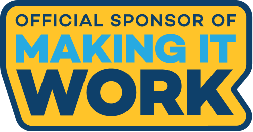 Official Sponsor of Making It Work badge
